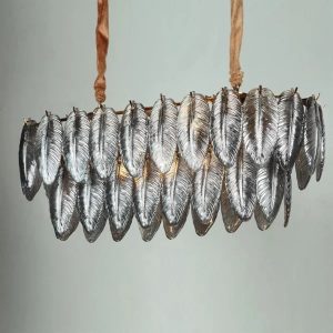 لوستر ۹ شعله لایت لوستر کد N2421/80-30 کریستال دودی - Image 2