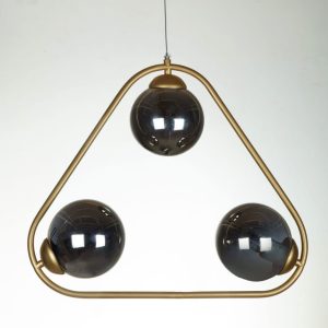لوستر سه شعله لایت لوستر کد ۱۲۲۷/3G-BK - Image 5