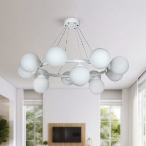 لوستر ۱۲ شعله لایت لوستر کد A1221/12 - Image 2