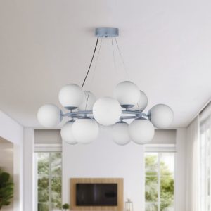 لوستر ۱۲ شعله لایت لوستر کد A1221/12 - Image 11