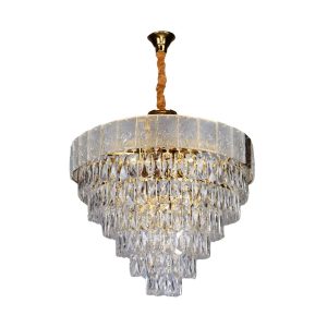 لوستر ۱۵ شعله لایت لوستر کد N2430/65GO