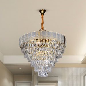 لوستر ۱۵ شعله لایت لوستر کد N2430/65GO - Image 5