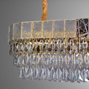 لوستر ۱۳ شعله لایت لوستر کد N2430/80*30GO - Image 3