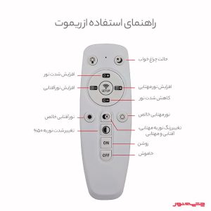 چراغ آویز لایت لوستر کد A6378/4H - Image 3