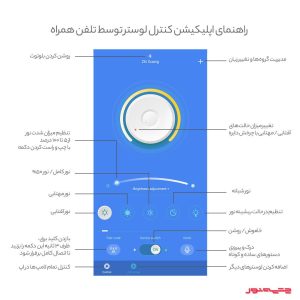 چراغ آویز لایت لوستر کد A6378/4H - Image 2