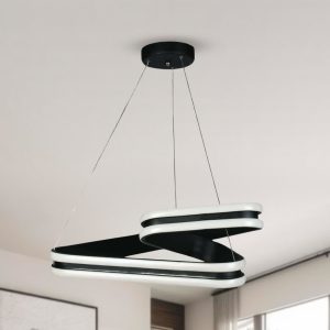 چراغ آویز لایت لوستر کد A6413/2BK - Image 2