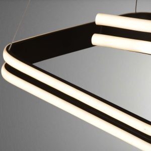 چراغ آویز لایت لوستر کد A6413/2BK - Image 3