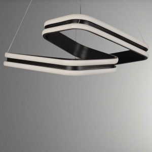 لوستر لایت مدل مدرن کد A6417/BK - Image 2