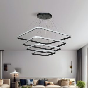 چراغ آویز لایت لوستر کد A6308-4 - Image 4