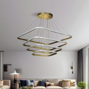 چراغ آویز لایت لوستر کد A6308-4 - Image 7