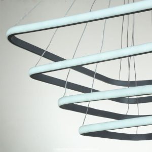 چراغ آویز لایت لوستر کد A6308-4 - Image 5